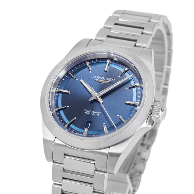 Longines Men's L3.720.4.92.6 Conquest Blue Dial Automatic