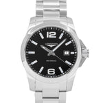 Longines Men's L3.759.4.58.6 Conquest Black Dial Quartz