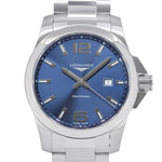 Longines Men's L3.760.4.96.6 Conquest Blue Dial Quartz