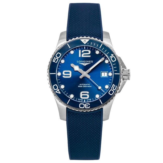 Longines Men's L3.780.4.96.9 HydroConquest Blue Dial Auto