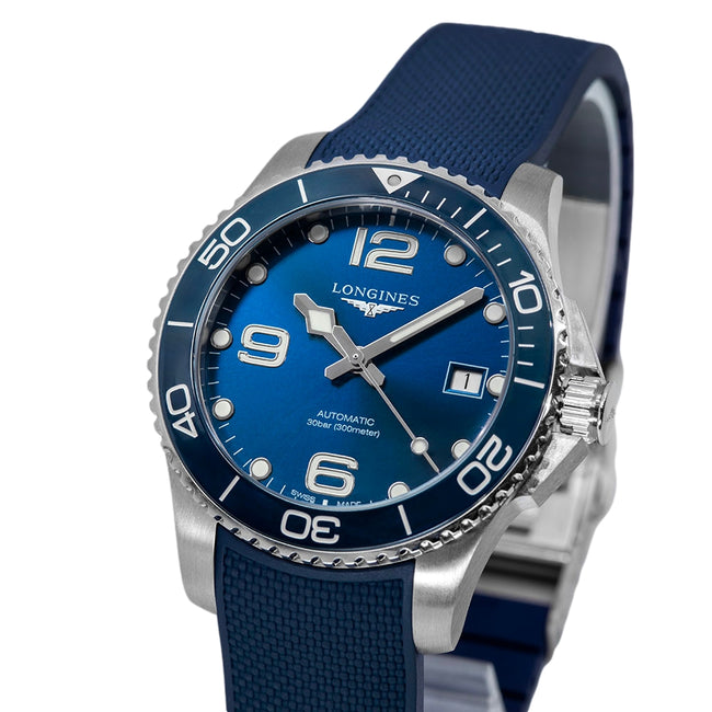 Longines Men's L3.780.4.96.9 HydroConquest Blue Dial Auto