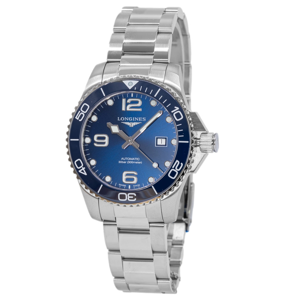 Longines L3.782.4.96.6 HydroConquest Blue Dial Automatic