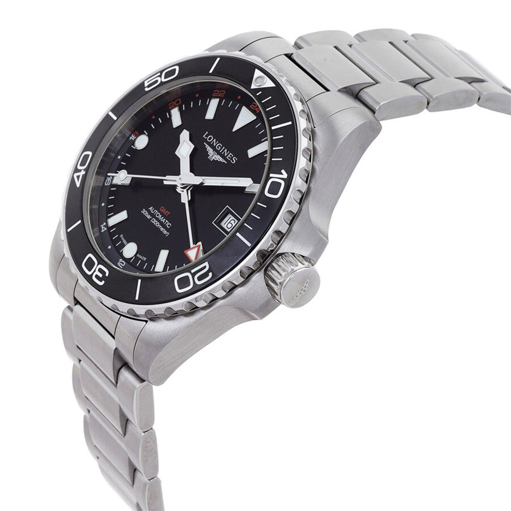 Longines Men's L3.790.4.56.6 HydroConquest GMT Automatic