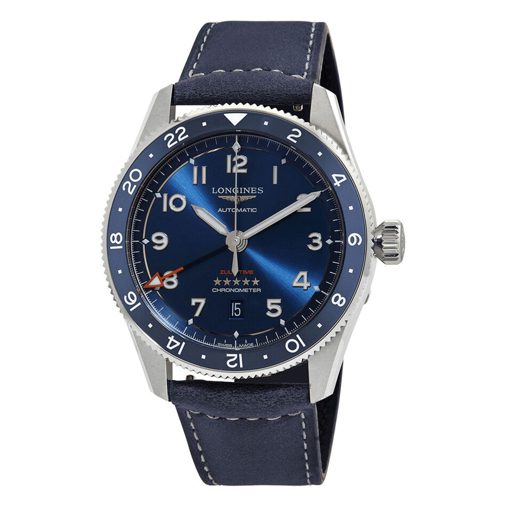 Longines Men's L3.812.4.93.2 Spirit Zulu Time Chronometer