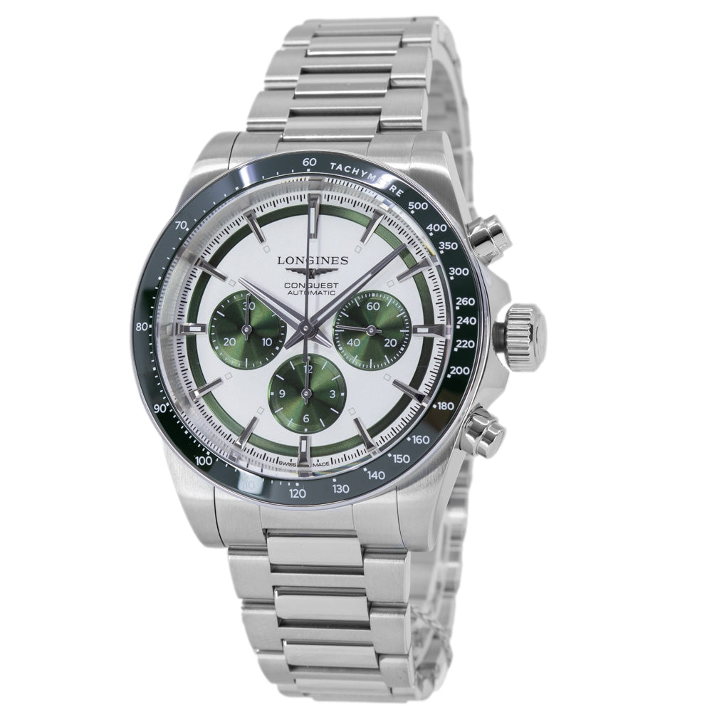 Longines Men's L3.835.4.02.6 Conquest 42mm Auto Chronograph