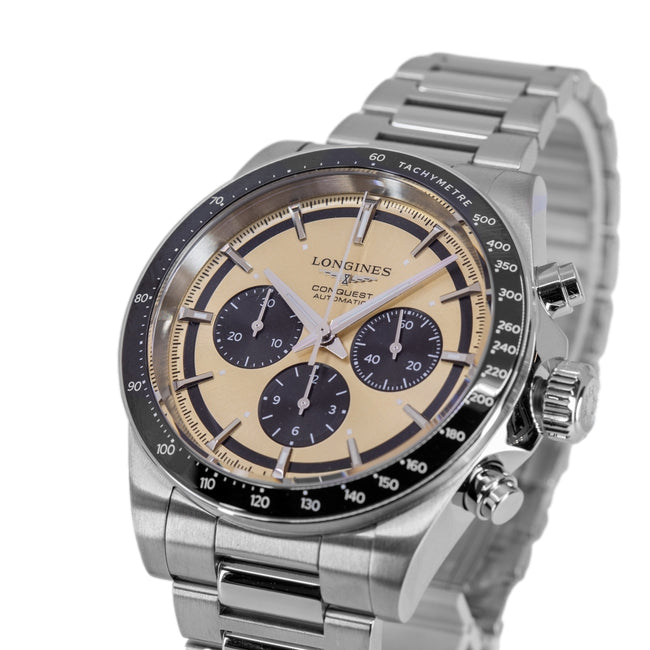 Longines Men's L3.835.4.32.6 Conquest 42mm Auto Chronograph