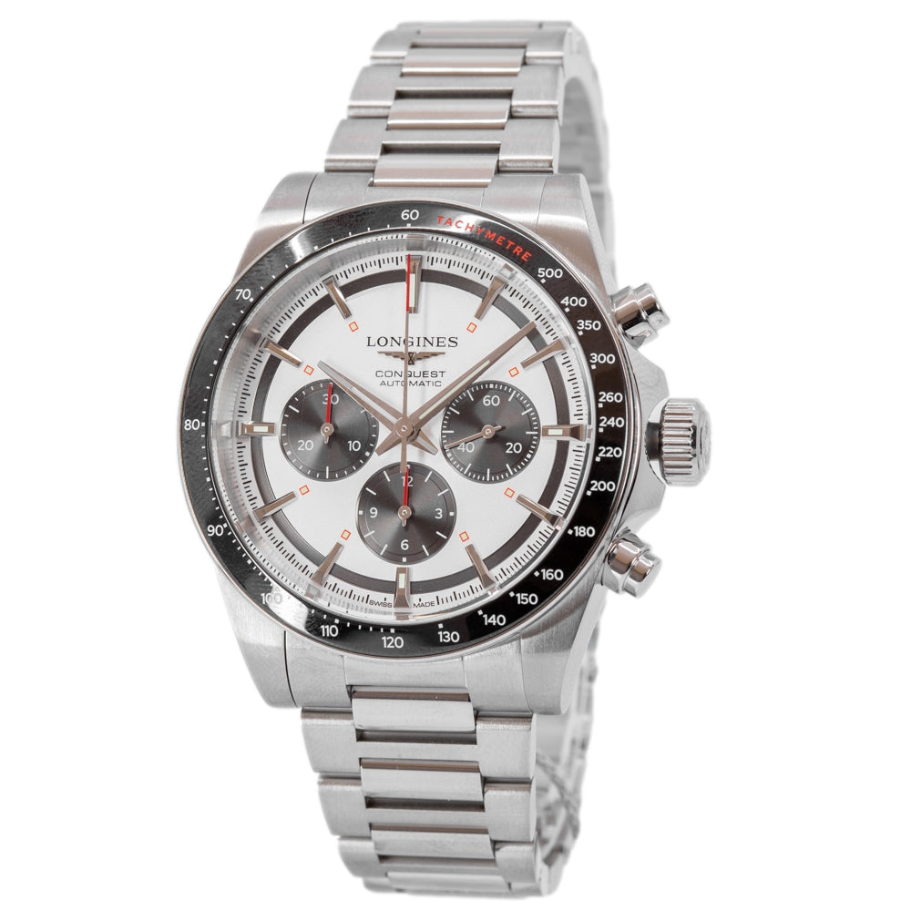 Longines Men's L3.835.4.72.6 Conquest 42mm Auto Chronograph