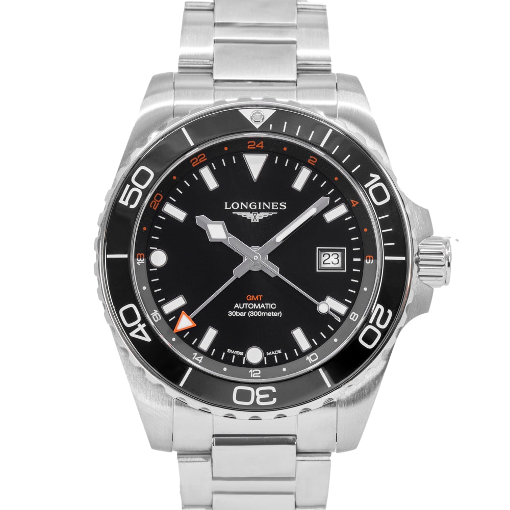 Longines Men's L3.890.4.56.6 Hydroconquest Gmt Automatic