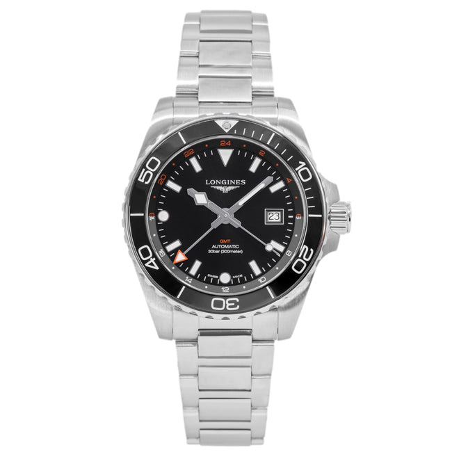 Longines Men's L3.890.4.56.6 Hydroconquest Gmt Automatic