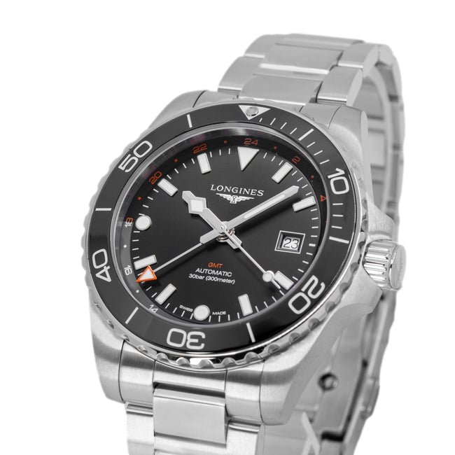 Longines Men's L3.890.4.56.6 Hydroconquest Gmt Automatic