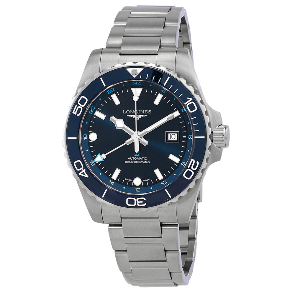 Longines Men's L3.890.4.96.6 HydroConquest Automatic GMT