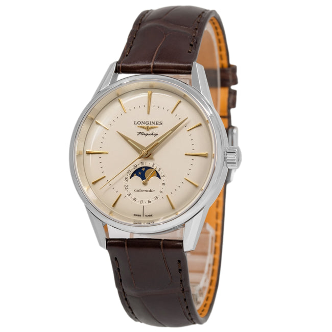 Longines Men's L4.815.4.78.2 Flagship Heritage Automatic