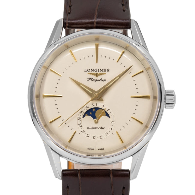 Longines Men's L4.815.4.78.2 Flagship Heritage Automatic