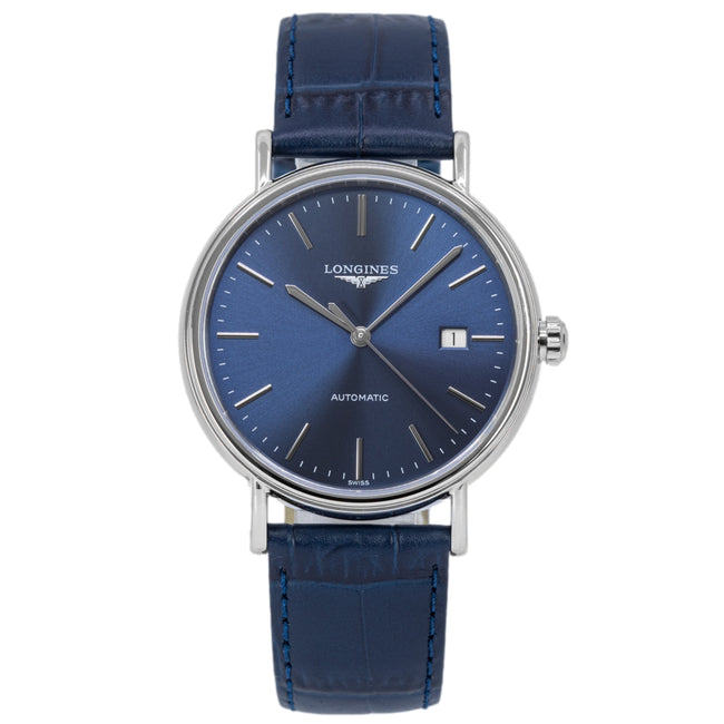 Longines Men's L4.922.4.92.2 Presence Blue Dial Automatic