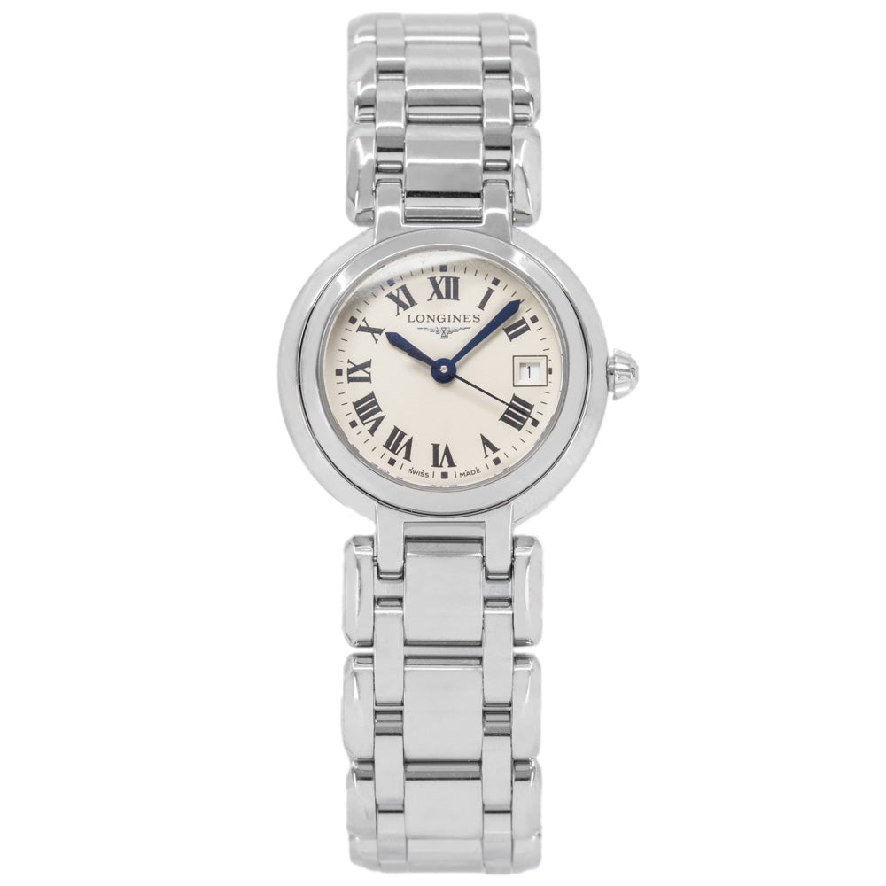 L81104716-Longines Women's L8.110.4.71.6 PrimaLuna Silver Dial Watch