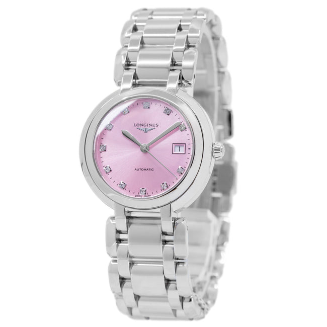 Longines Women's L8.113.4.99.6 Primaluna 30mm Pink Dial Auto