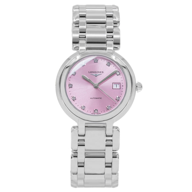 Longines Women's L8.113.4.99.6 Primaluna 30mm Pink Dial Auto