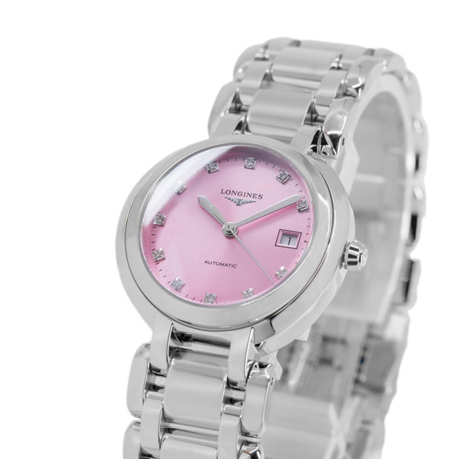 Longines Women's L8.113.4.99.6 Primaluna 30mm Pink Dial Auto