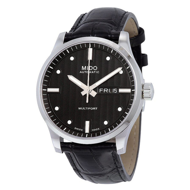 Mido Herrenuhr M0054301603181 Multifort Schwarzes Zifferblatt