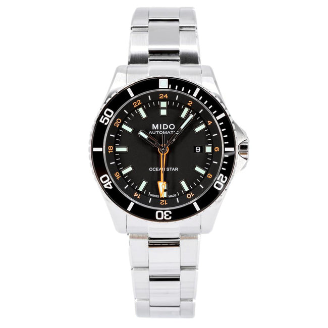 M0266291105101-Mido Men's M026.629.11.051.01 OceanStar GTM Black Dial Watch