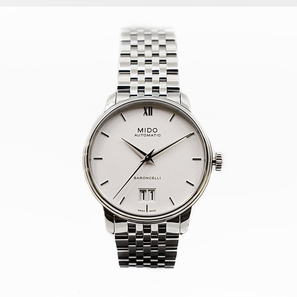 Mido Herrenuhr M027.426.11.018.00 Baroncelli Großes Datum