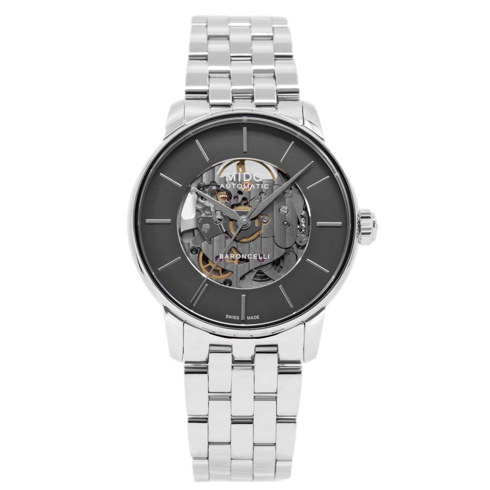 Mido Men's M037.436.11.061.00 Broncelli Skeleton Dial Watch