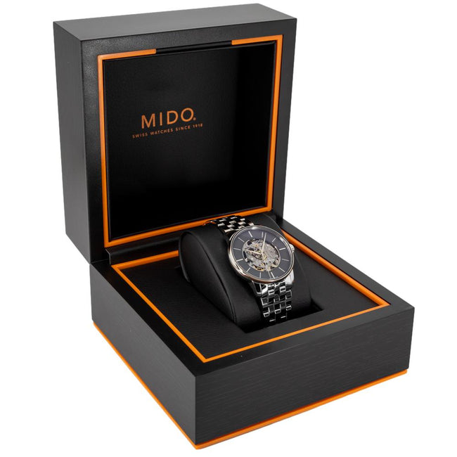 Mido Men's M037.436.11.061.00 Broncelli Skeleton Dial Watch