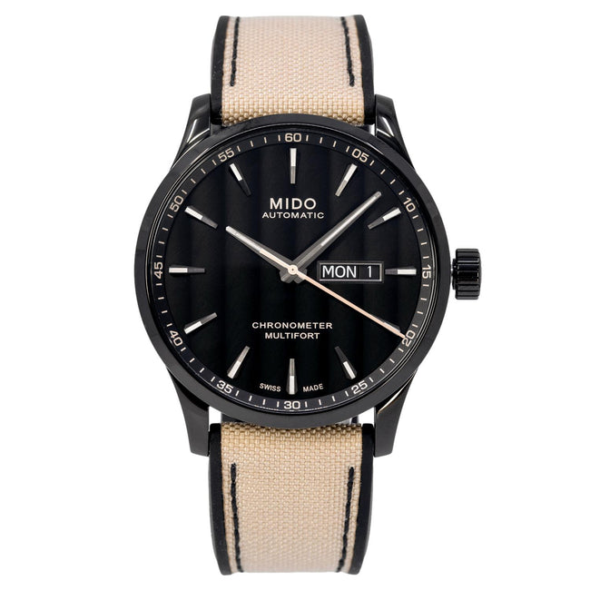 Mido Herrenuhr M038.431.37.051.09 Miltifort Chronometer