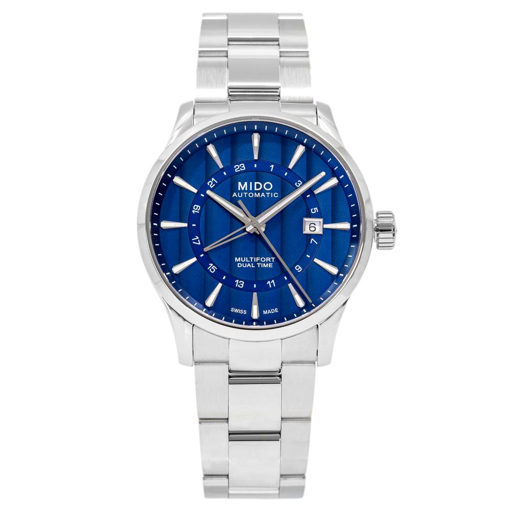 Mido Men's M038.429.11.041.00 Multifort Dual Time Watch