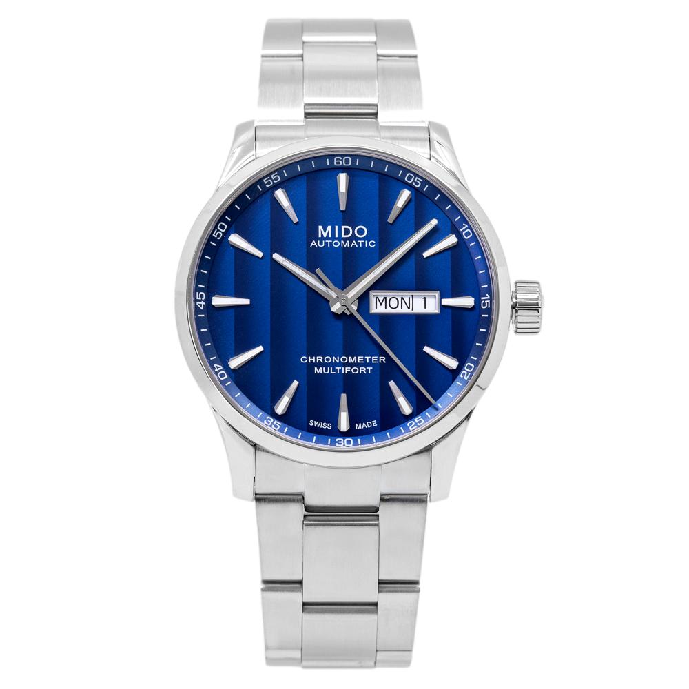 Mido M038.431.11.041.00 Multifort Chrono Blue Dial Watch