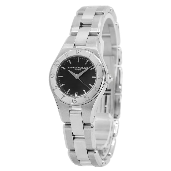 Baume & Mercier Women's 10010 Linea Black Dial Quartz