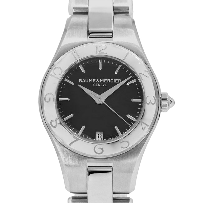 Baume & Mercier Women's 10010 Linea Black Dial Quartz