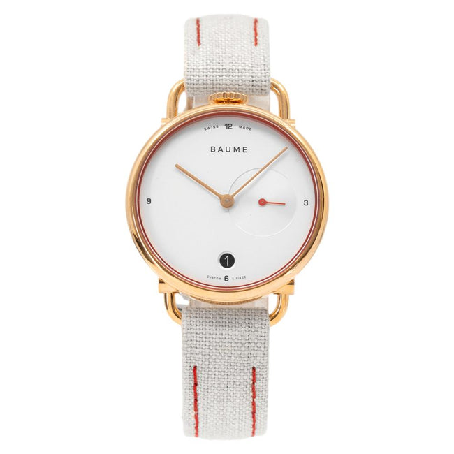 Baume&Mercie Ladies M0A10602 Baume White Dial Watch