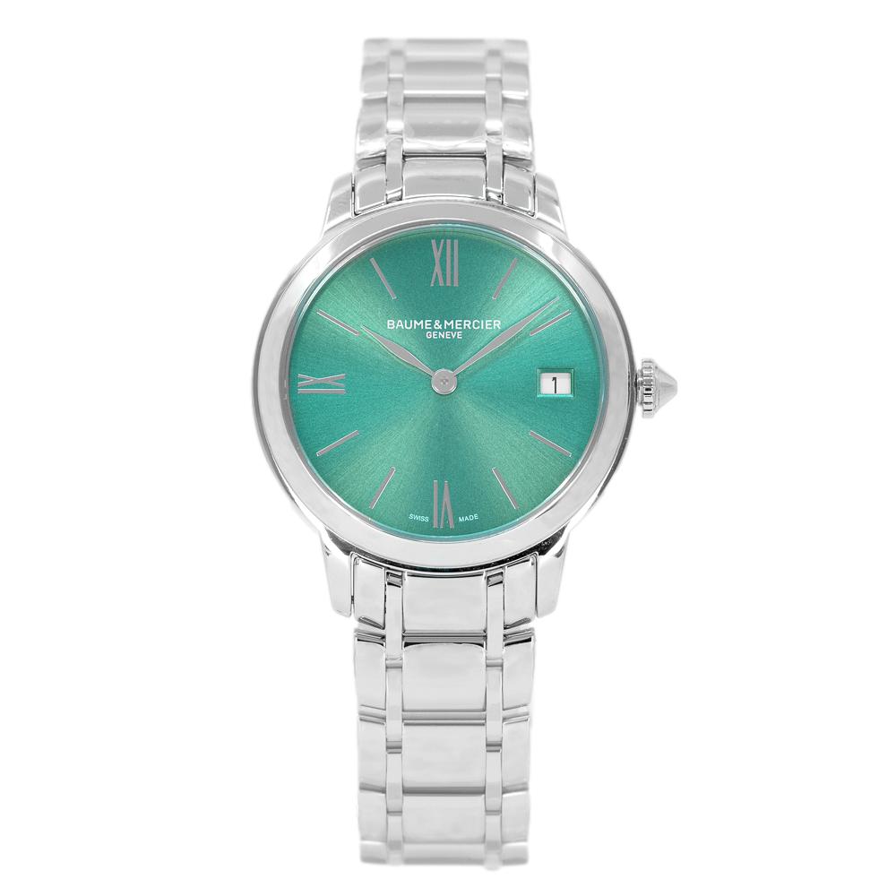 Baume & Mercier Ladies M0A10609 Classima Green Dial Watch