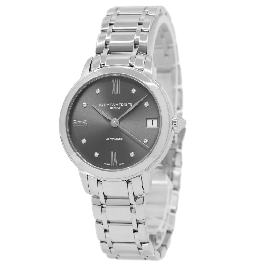 Baume&Mercier Ladies M0A10610 Classima Grey Dial Auto