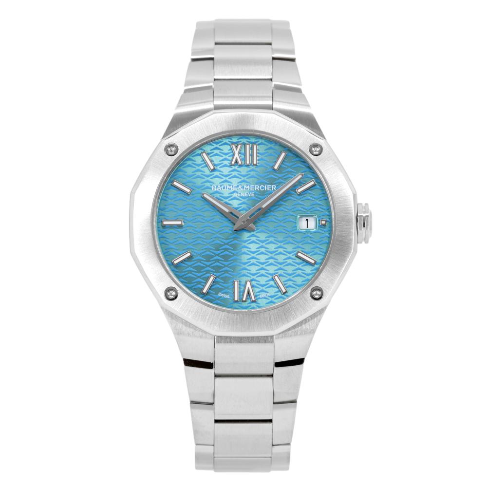 Baume & Mercier M0A10612 Riviera Azure Blue Dial Watch