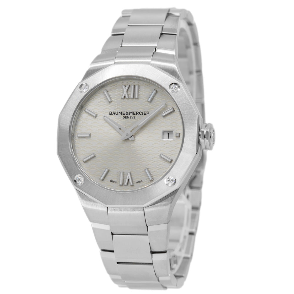 Baume & Mercier Ladies 10614 Riviera Silver Dial Quartz