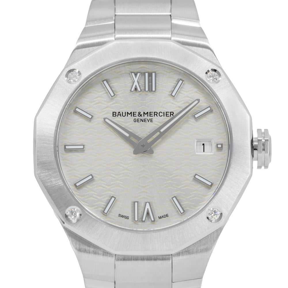 Baume & Mercier Ladies 10614 Riviera Silver Dial Quartz