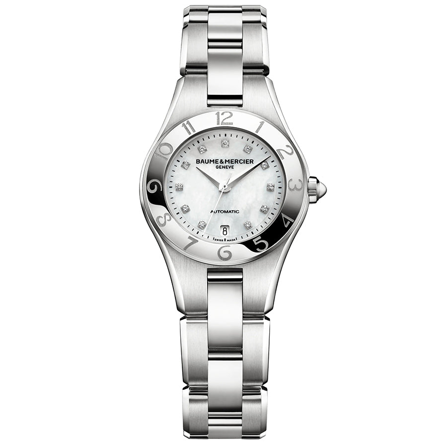 Baume&Mercier Damen MOA10113 Linea Auto Diamond Set Uhr