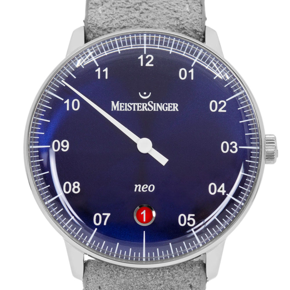 Meistersinger Men's NE908N Neo Blu Sunburst Auto