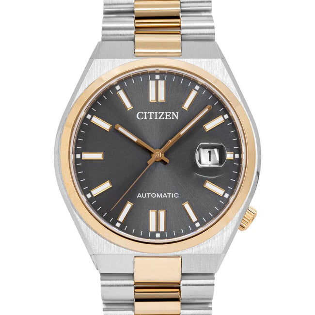 Citizen Men's NJ0154-80H Two-tone Auto Black Dial