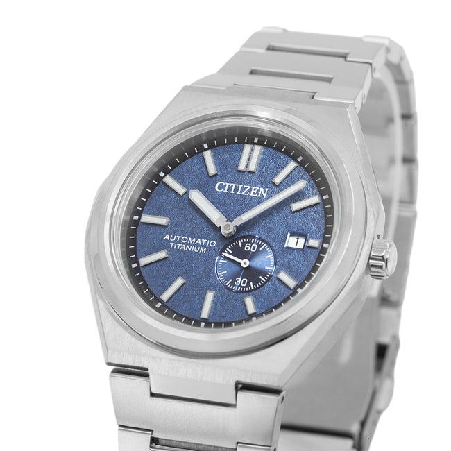 Citizen Men's NJ0180-80L Super Titanium Blue Dial Auto