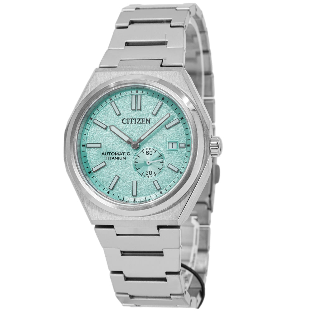 NJ0180-80M-Citizen Men's NJ0180-80M Super Titanium Lightgreen Dial Auto