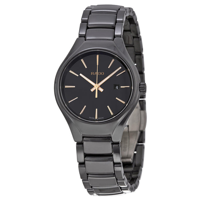 Rado Women's R27059162 Black Dial Black Ceramic Quartz