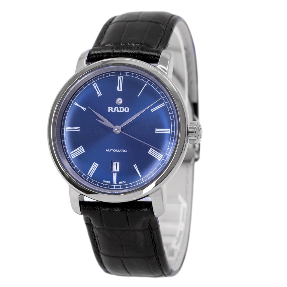 Rado Herrenuhr R14806206 Diamaster Blaues Zifferblatt