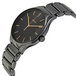 Rado Unisex R27238162 True Round Black Ceramic Quartz