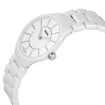 Women's R27958112 True Thinline White Ceramic Quartz