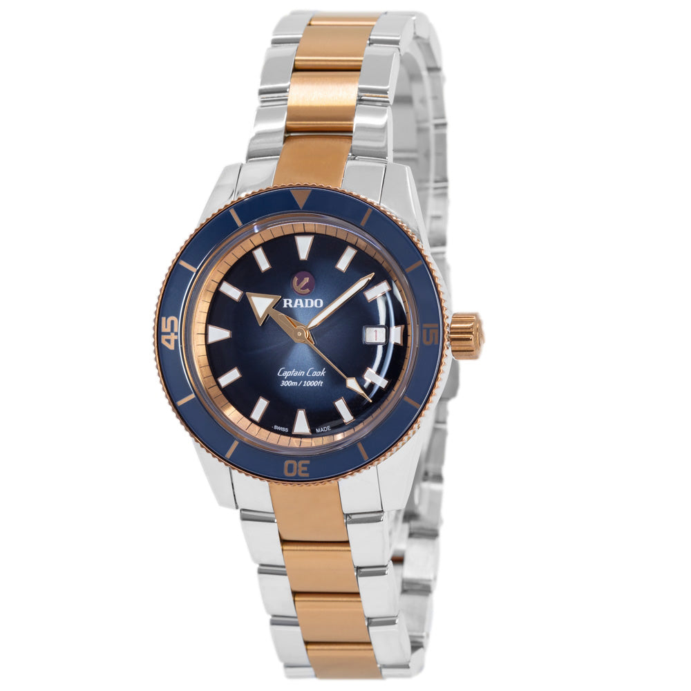 Rado Men's R32137203 Captain Cook Blue Dial Automatic