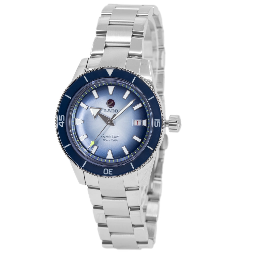 Rado Men's R32154208 Captain Cook Blue Dial 42mm Automatic