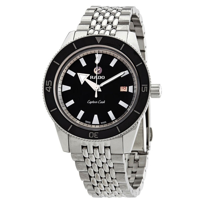 Rado Men's R32505153 Captain Cook Black Dial Automatic